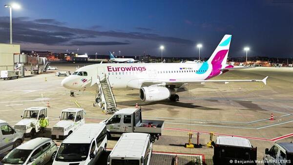 Eurowings cancela 50% de sus vuelos por huelga de pilotos