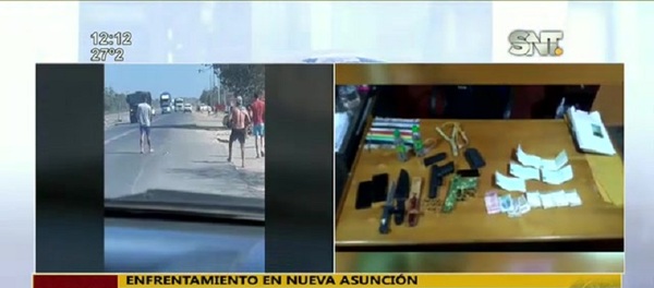 Dispararon contra los policías tras la lucha contra el contrabando - SNT