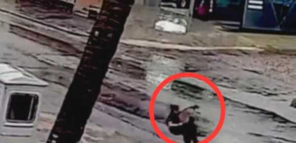 Doña salvó a un niño de que lo atropellen y se volvió viral