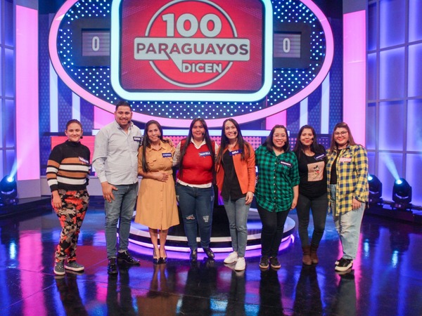 ¡“Las luchonas” se enfrentaron a “Los gedeones” en 100 Paraguayos Dicen! - trece