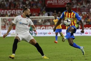 El Valencia de Cavani empata contra el Sevilla de Sampaoli - Fútbol - ABC Color