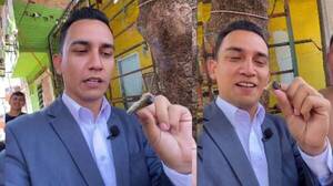 Crónica / [VIDEO] ¿Periodista del SNT fumó un porrito?