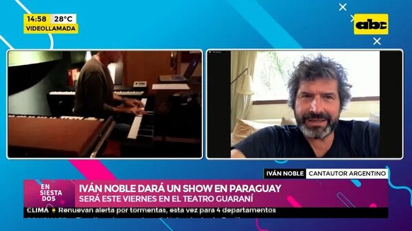 Iván Noble dará un show en Paraguay - Ensiestados - ABC Color