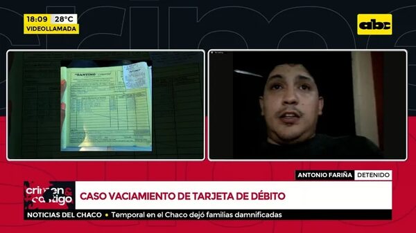 Caso vaciamiento de tarjeta de débito - Crimen y castigo - ABC Color
