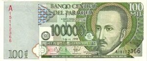 ¿Siguen vigentes los billetes de G. 100.000 emitidos en 1998? - Nacionales - ABC Color