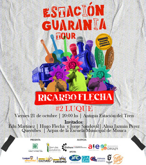 “Estación Guarania”, show musical de Ricardo Flecha junto a Oscar Fadlala llegará a Luque - .::Agencia IP::.