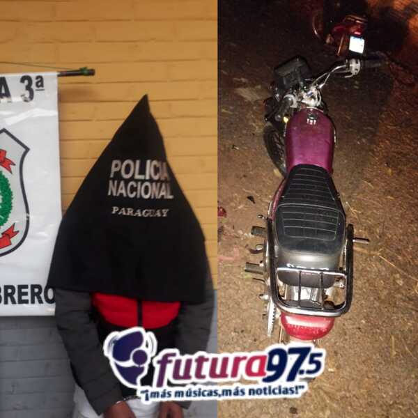 Recuperó su moto que le robaron hace 4 meses