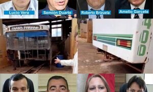 Concejales coimeros de Franco dan itinerario a empresa sin buses y sin licencia de Dinatran