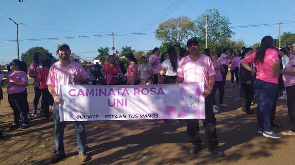 Caminata Rosa, unidos por la lucha contra el cáncer de mama