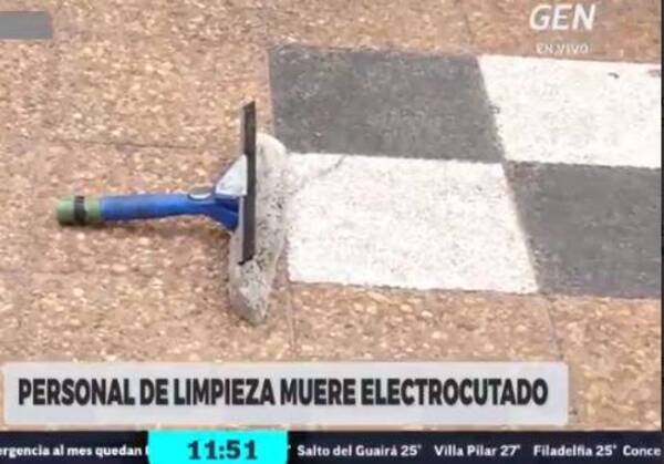 Crónica / Karai que estaba haciendo la limpieza murió electrocutado anga