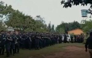 Desalojan a 80 nativos con fuerte contingente policial en Caaguazú – Prensa 5
