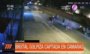 Brutal golpiza captada en cámaras de seguridad | Telefuturo
