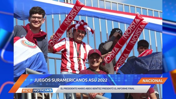 El Presidente presentó el informe final sobre los Juegos Suramericanos ASU 2022