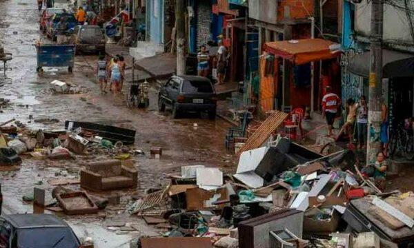 Seis muertos y miles de afectados por fuertes lluvias en el sur de Brasil