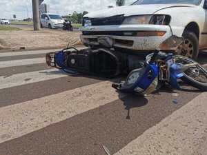 MOTOCICLISTA GRAVEMENTE HERIDO TRAS ACCIDENTE DE TRÁNSITO EN ENCARNACIÓN