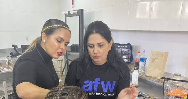 La Nación / Internas del Buen Pastor maquillaron a modelos en el Asunción Fashion Week