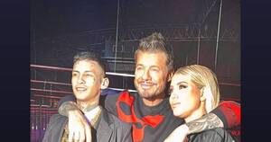 La Nación / Wanda Nara y L–Gante llegaron juntos a la fiesta de Canta Conmigo Ahora