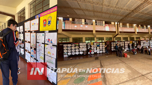 EXHIBEN OBRAS DEL CONCURSO DE DIBUJO “PINCELADAS POR LA VIDA”