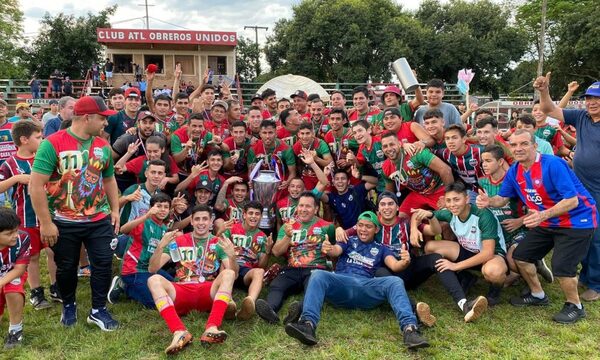Obreros Unidos es tricampeón en Hernandarias