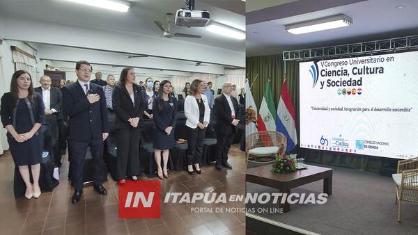 COMENZÓ V CONGRESO UNIVERSITARIO EN CIENCIA, CULTURA Y SOCIEDAD.