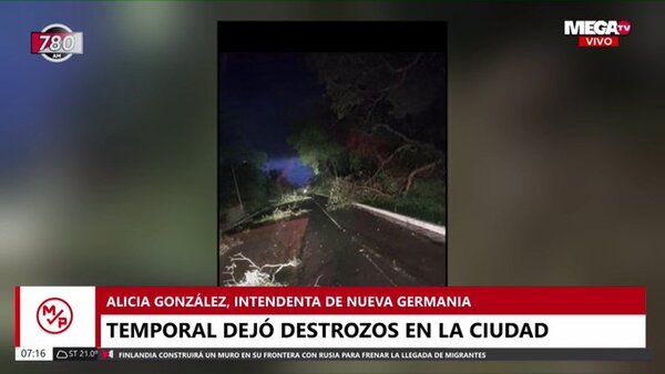 Temporal dejó cuantiosos destrozos en Nueva Germania: Declararán emergencia distrital - Megacadena — Últimas Noticias de Paraguay