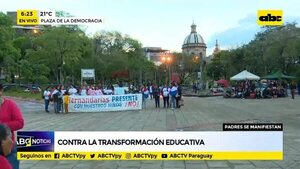 Marcha contra la transformación educativa - ABC Noticias - ABC Color