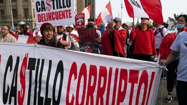 Castillo redobla denuncias de complot antes de la reunión de la OEA por la crisis - .::Agencia IP::.