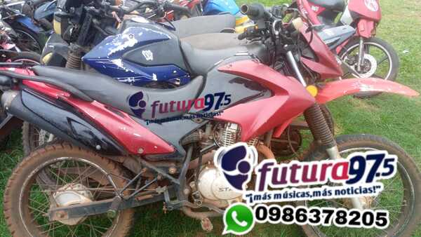 Recuperan tres motocicletas robadas