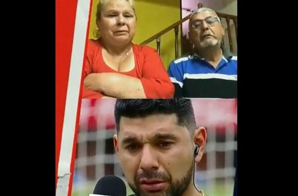 (VIDEO)Néstor Ortigoza emocionado hasta las lágrimas tras escuchar a su madre en su retiro