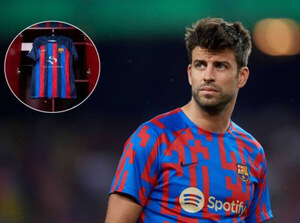 ¿El karma?: Piqué tendría que usar camiseta del Barcelona con logo de Shakira