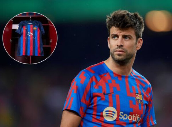 ¿El karma?: Piqué tendría que usar camiseta del Barcelona con logo de Shakira