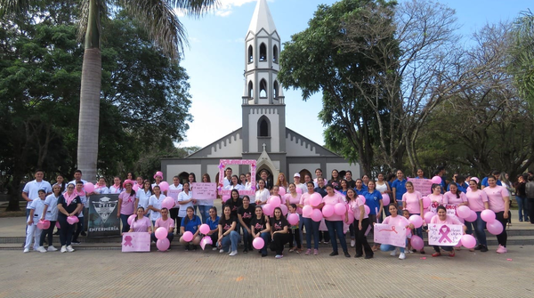 En Caazapá conmemoraron el Dia Mundial de la Lucha contra el Cáncer de Mama - Noticiero Paraguay