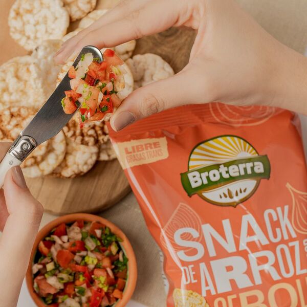 Broterra innova con snacks de arroz