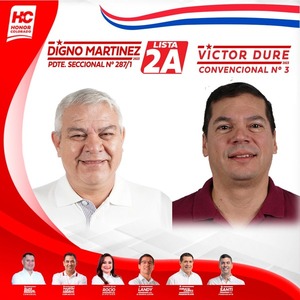 Víctor Duré y Norma Busse opciones para convencionales de Seccional 1 por HC - Noticde.com