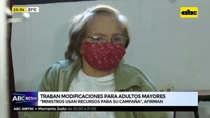 Traban modificaciones para adultos mayores - ABC Noticias - ABC Color