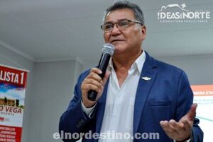 Julio Vega presentó en la Cámara de Comercio un Plan Maestro Aeroportuario que conectará a Pedro Juan Caballero con el mundo