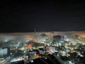 ¡Atenti conductores madrugadores! Densa niebla en Asunción y alrededores