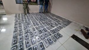 Senad incauta más de 270 kilos de cocaína en Pedro Juan Caballero