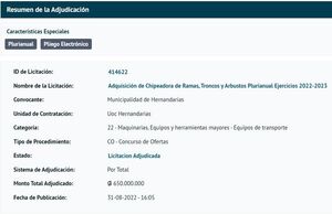 Grosera sobrefacturación en compra de chipeadora para Comuna de Hernandarias - La Clave