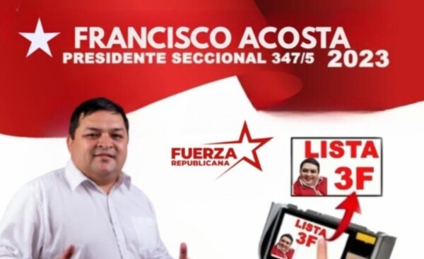 Candidato Francisco Acosta invita a lanzamiento, en Ciudad Nueva