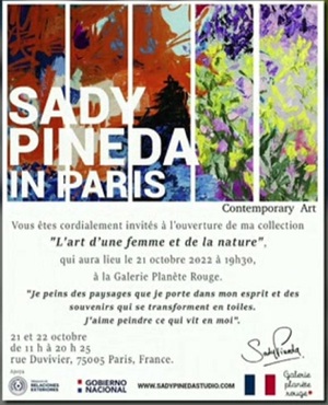Paraguaya en Paris: "El arte de una mujer y la naturaleza" - SNT