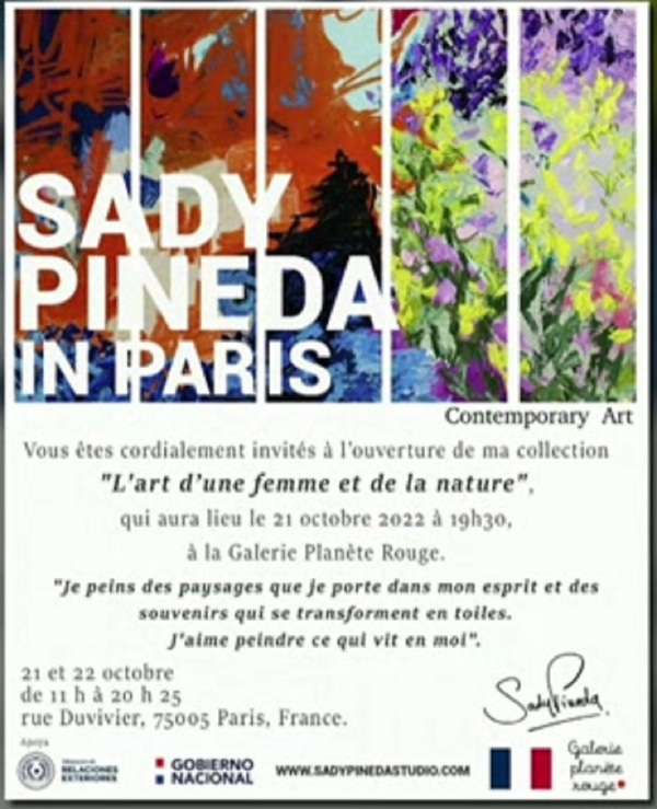 Paraguaya en Paris: "El arte de una mujer y la naturaleza" - SNT