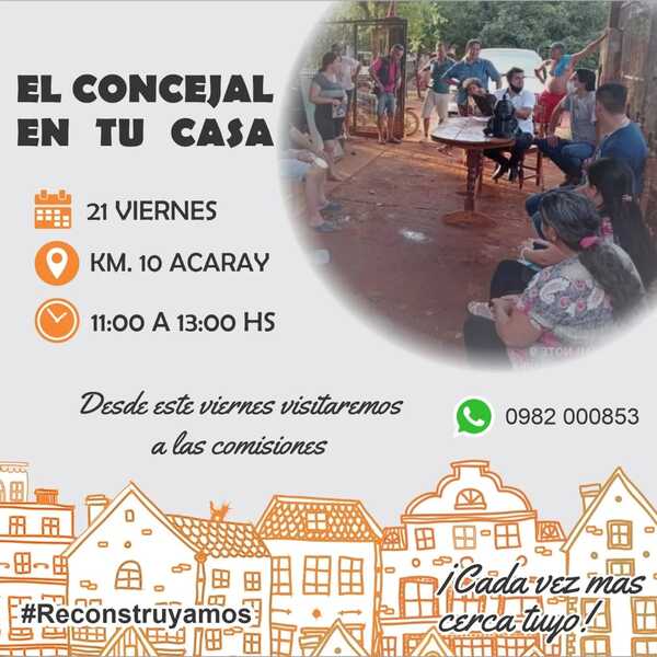 Torales empieza proyecto con el lema “Conversa con tu concejal” - La Clave