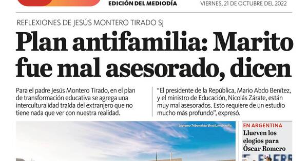 La Nación / LN PM: edición mediodía del 21 de octubre