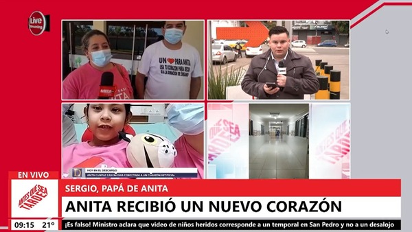 Papá del ángel donante de la pequeña Anita: "Mi mayor tesoro, mi oro ku'i les estoy dando" - Megacadena — Últimas Noticias de Paraguay