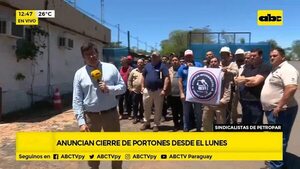 Anuncian cierre de portones  - ABC Noticias - ABC Color