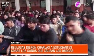 Reclusas dieron charlas a estudiantes en Paraguarí | Telefuturo