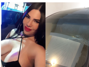 ¿Se metió con marido ajeno y reventaron auto de modelo?