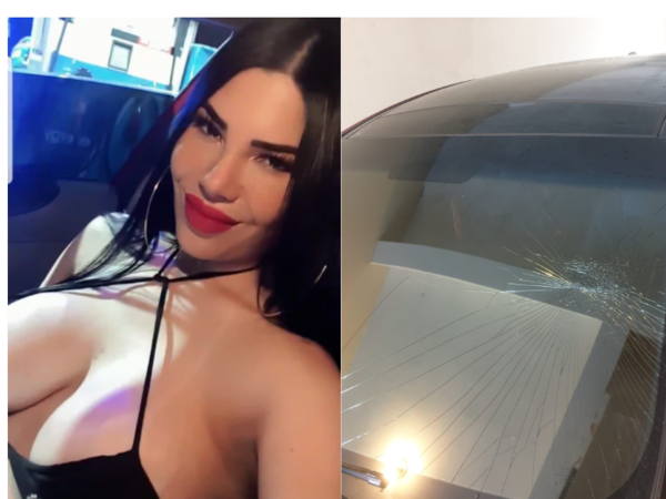 ¿Se metió con marido ajeno y reventaron auto de modelo?
