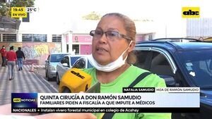 Quinta cirugía a don Ramón Samudio - ABC Noticias - ABC Color